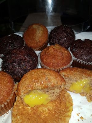 Assorted vegan muffins  at The Electric Vegan in Dublin