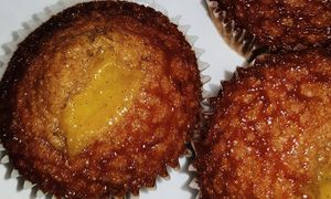 Mango jam muffin  at The Electric Vegan in Dublin