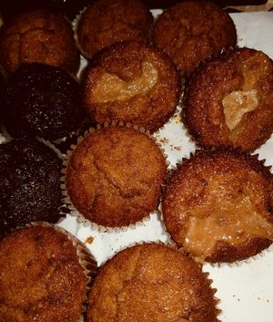 Apple Jam & assorted vegan muffins  at The Electric Vegan in Dublin