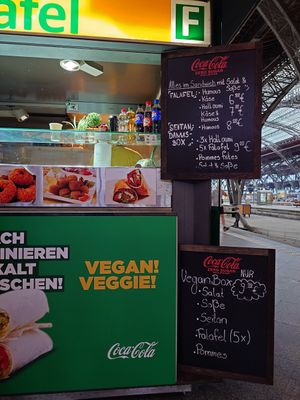 Menu at Falafel Ali1 in Leipzig