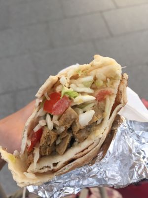 Seitan and Hummus  at Falafel Ali1 in Leipzig