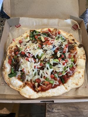 Non-Dairy Cheese and Veg at Mod Pizza in Decatur