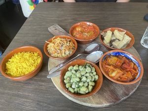 Vegan platter   at Syrisch Eethuis Moushmoush in Arnhem