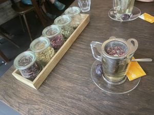 Syrian tea  at Syrisch Eethuis Moushmoush in Arnhem