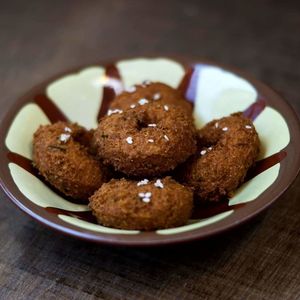 Famous falafel made from the raw chickpeas with secret spices. at Syrisch Eethuis Moushmoush in Arnhem