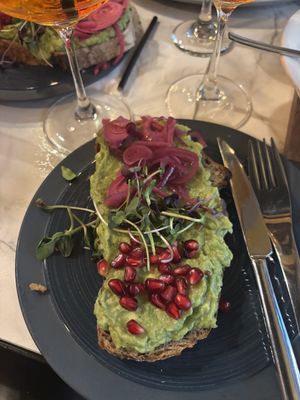 Avocado toastt  at Venue in Prague