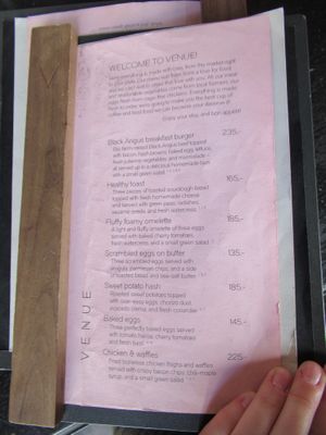 2018 Menu - Page 1 at Venue in Prague
