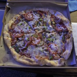 Vegan pizza. at Mod Pizza in Glen Burnie