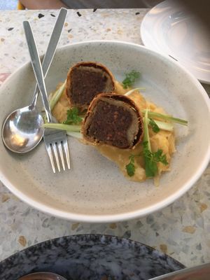 Tempeh Wellington  at Wrenkh Restaurant in Vienna