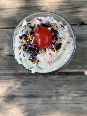 Cookies and cream shake at Spiral Diner & Bakery in Dallas