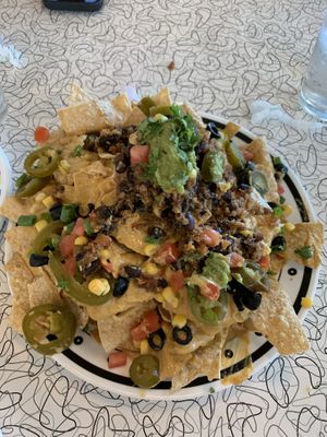 Supreme nachos at Spiral Diner & Bakery in Dallas