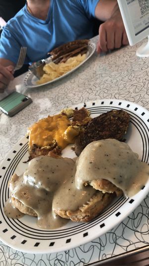 Biscuit and gravy   at Spiral Diner & Bakery in Dallas