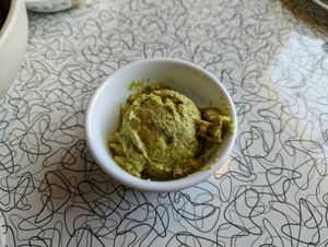 Herbaceous potato salad.  at Spiral Diner & Bakery in Dallas