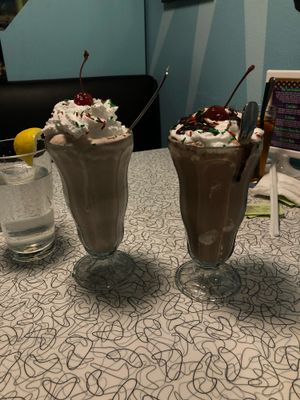 Strawberry and Chocolate smooD at Spiral Diner & Bakery in Dallas