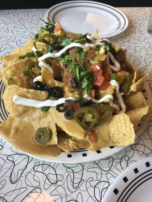 Regular nachos  at Spiral Diner & Bakery in Dallas