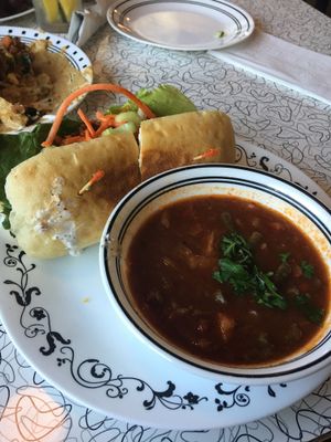 Buffalo chicken sandwich  at Spiral Diner & Bakery in Dallas