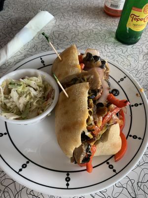 Philly cheese steak at Spiral Diner & Bakery in Dallas