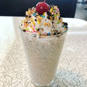 PB&C Shake  at Spiral Diner & Bakery in Dallas