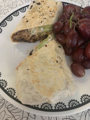 The “Ate” layer burrito at Spiral Diner & Bakery in Dallas