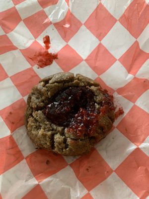 Raspberry cookie. Excellent   at Spiral Diner & Bakery in Dallas