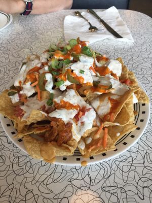 Buffalo Nachos at Spiral Diner & Bakery in Dallas