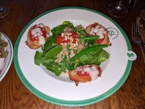 Vegan insalata di capra at ASK Italian in Sheffield