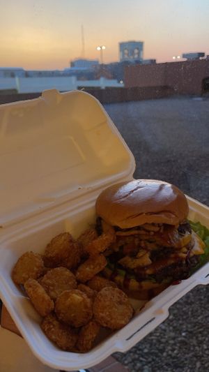 10/10 burger!! And the tater tots were amazing too especially with the double banger sauce  at Rutabagas in Lincoln