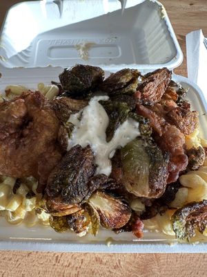 Monster Mac & Cheese  at Rutabagas in Lincoln