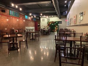 Inside. Clean and cool vibe   at Rutabagas in Lincoln