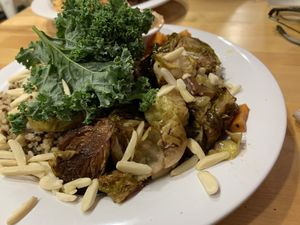 Kale bowl at Rutabagas in Lincoln