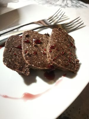 Salame di cioccolato at Veg Point in Tenna