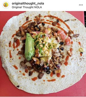 Breakfast Burrito  at Original Thought NOLA in New Orleans