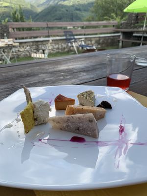 Amazing vegan cheese at Bioristoro Cristo Re in Bienno