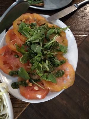 Tomato salad at Otomat in Bruges