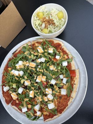 Alpha Beta Vega extra Feta 21€ | Coleslaw (4€)  at Otomat in Bruges