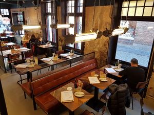 interior at Otomat in Bruges