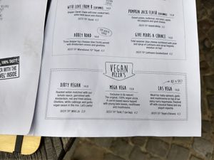 Dirt Vegan is basically doner kebab pizza! at Otomat in Bruges