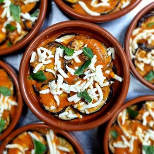 Albergine Parmegiana at Filomena Gastrobar in Barcelona