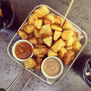 Patatas bravas at Filomena Gastrobar in Barcelona