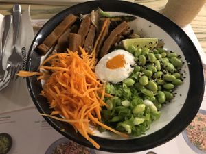 Delicious vegan poke bowl! at Wagamama - New St in Birmingham