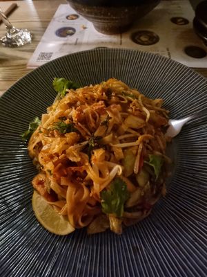 Vegan pad thai at Wagamama - New St in Birmingham