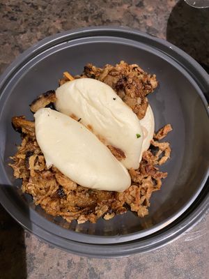 Spicy Teriyaki Vegan “chicken” Hirata Steamed Buns   at Wagamama - New St in Birmingham