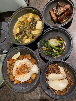 Mixed sides and mains   at Wagamama - New St in Birmingham