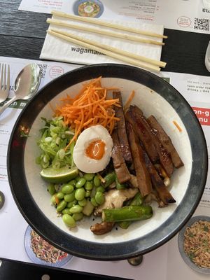 Gaz Oakley collab dish at Wagamama - New St in Birmingham