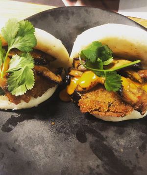 Steamed buns at Wagamama in Bournemouth