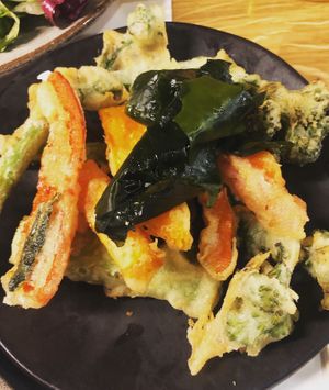 Vegetable tempura at Wagamama in Bournemouth