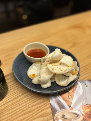 Prawwn crackers  at Wagamama in Bridgend