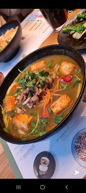 kare burosu ramen at Wagamama in Bridgend