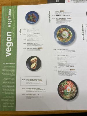 Menu (Part 1) at Wagamama - Cabot Circus in Bristol