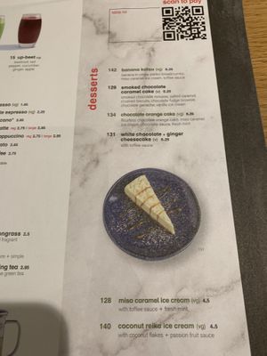 Dessert Menu at Wagamama in Bury St Edmunds